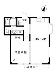 キャッスル瀬名川の間取り画像