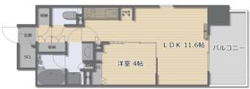 Vievle靭公園Qの間取り画像