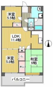 サンマグノリアの間取り画像