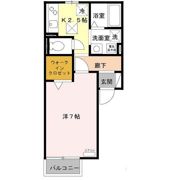 サンライズ堅田の間取り画像