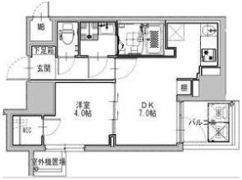 S-RESIDENCE堺筋本町Unoの間取り画像