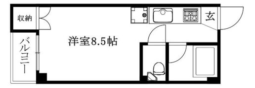 ブランドール松前町の間取り画像