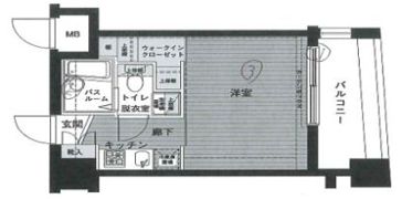 トーシンフェニックス中野坂上の間取り画像
