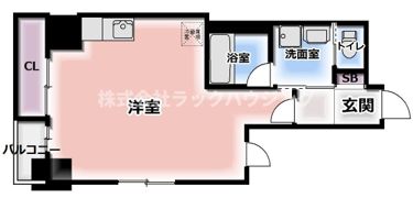 ブランリス古川橋の間取り画像