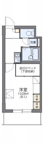 レオパレスウィステリア2の間取り画像