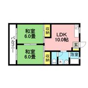レガンツァ飯塚の間取り画像