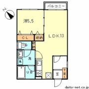 エターナルエステートの間取り画像