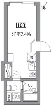 グランエッグス新大塚Nの間取り画像