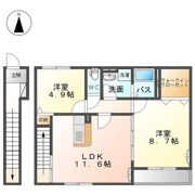 フォレストⅢの間取り画像