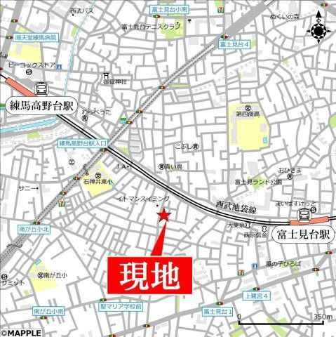 近くに施設あり