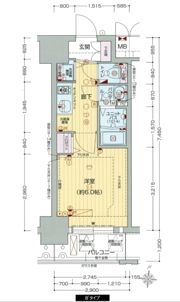 プレサンス新大阪コアシティの間取り画像