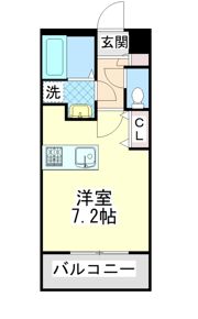 ラウル六甲道の間取り画像