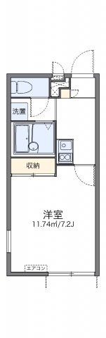 レオパレスオリーブⅢの間取り画像