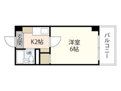 シャトー三滝の間取り画像
