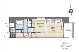 S-RESIDENCE天満橋arの間取り画像