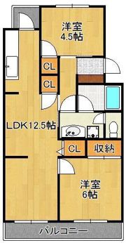 プレジデントタカヤの間取り画像