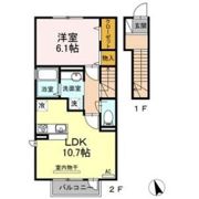 D-ROOM ラ・フォーレ郡山の間取り画像