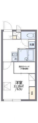 レオパレス氷室の間取り画像