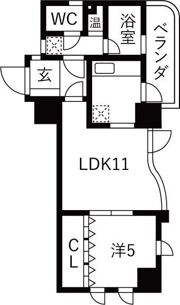 東和覚王山ヒルズの間取り画像