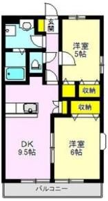 サンレジデンス田口Ⅰの間取り画像