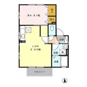 リビングタウン小鹿Bの間取り画像