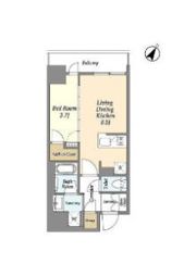 リビオメゾン横濱大通り公園の間取り画像