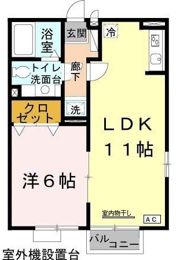 ラーゼンヴィラⅡ棟の間取り画像