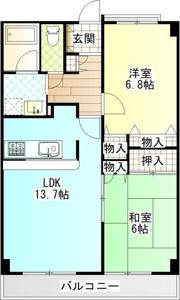 グランドールOKABEの間取り画像