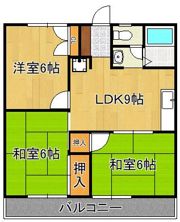 オアシス井堀の間取り画像