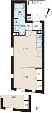 レピュア北池袋駅前レジデンスの間取り画像