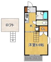 ナチュルシーブリーズB棟の間取り画像