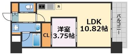 プレジオ難波の間取り画像