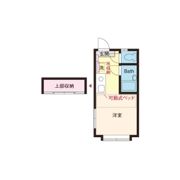 パンシオン東海大学前No．3Bの間取り画像