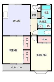イーストハイツの間取り画像
