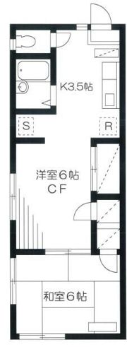 荏原ハイツの間取り画像