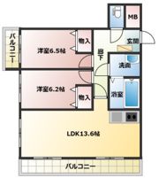 グラシアスとなみの間取り画像