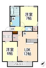 リヴェール D棟の間取り画像