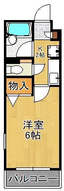 スターロワイヤル小波瀬の間取り画像