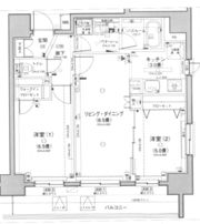 日神パレステージ三ノ輪竜泉の間取り画像