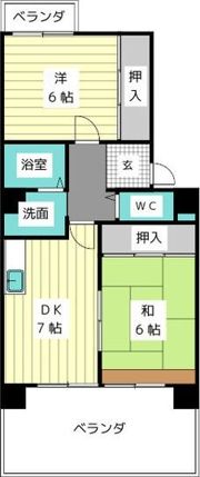ハイツ新宿の間取り画像