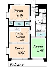 セブントレジャーの間取り画像