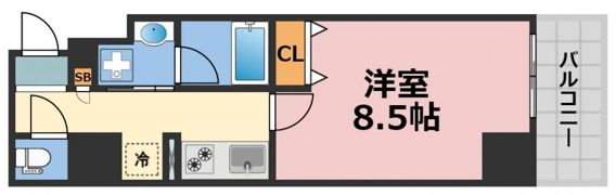 ルクシア阿波座の間取り画像