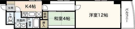 パーセ宝町の間取り画像