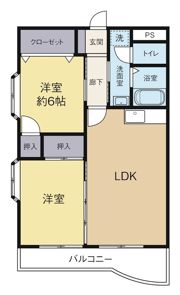 メゾンイセキの間取り画像