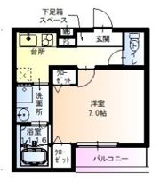 フジパレス垂水町Ⅲ番館の間取り画像