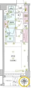 リヴシティ王子弐番館の間取り画像