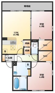 ラ・愛夏・ミミの間取り画像