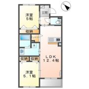 ORUTE東野の間取り画像