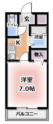 シャトーグレースの間取り画像
