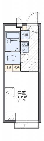 レオパレスTAKA デルタの間取り画像